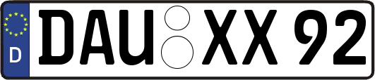 DAU-XX92