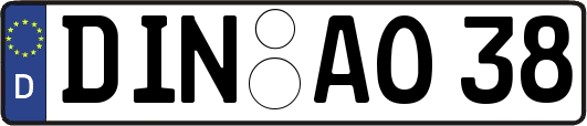DIN-AO38
