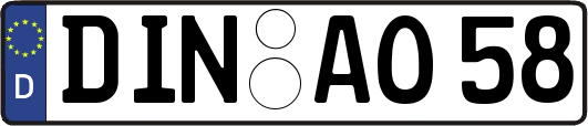 DIN-AO58