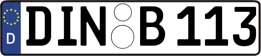 DIN-B113