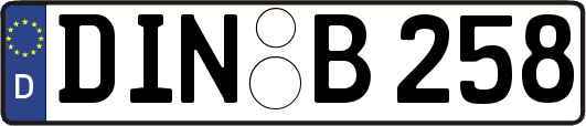 DIN-B258