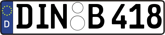 DIN-B418