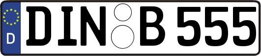 DIN-B555