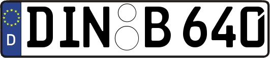 DIN-B640