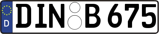 DIN-B675