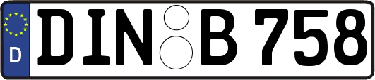 DIN-B758