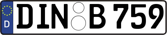 DIN-B759
