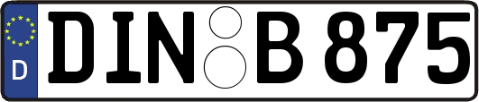 DIN-B875