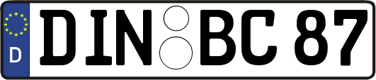 DIN-BC87