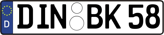 DIN-BK58