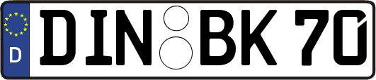 DIN-BK70
