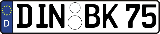 DIN-BK75