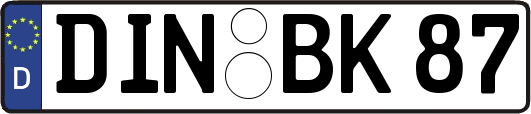 DIN-BK87