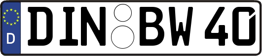 DIN-BW40