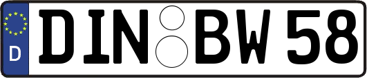 DIN-BW58