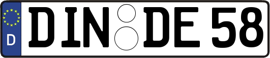 DIN-DE58