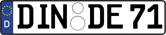 DIN-DE71