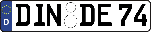 DIN-DE74