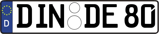 DIN-DE80