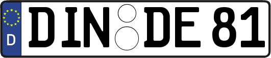 DIN-DE81