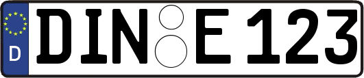 DIN-E123