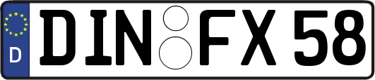 DIN-FX58