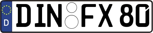 DIN-FX80