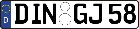DIN-GJ58