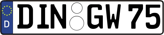 DIN-GW75