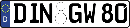 DIN-GW80