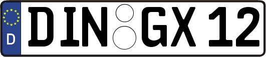 DIN-GX12
