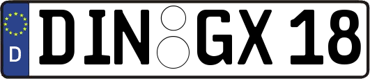 DIN-GX18