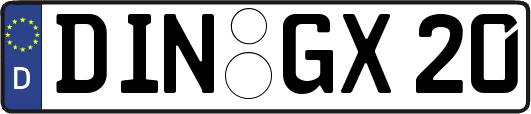 DIN-GX20