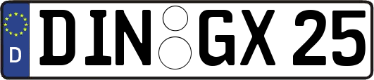DIN-GX25