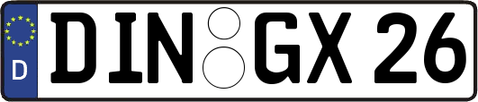 DIN-GX26
