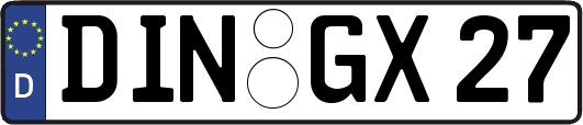 DIN-GX27