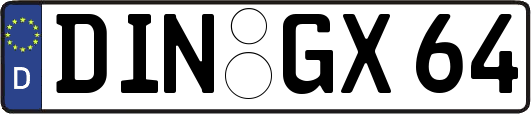 DIN-GX64