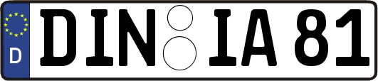 DIN-IA81