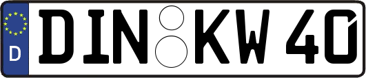 DIN-KW40