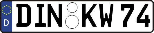 DIN-KW74
