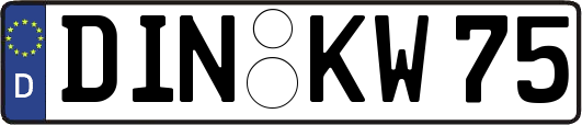 DIN-KW75
