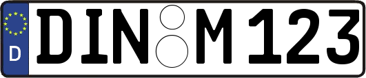 DIN-M123
