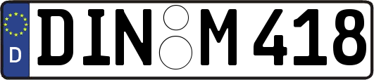 DIN-M418