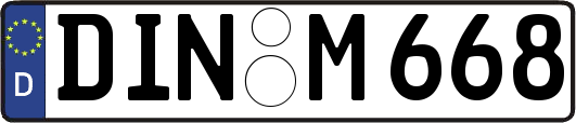 DIN-M668