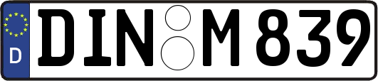 DIN-M839