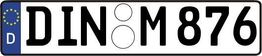 DIN-M876