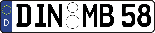 DIN-MB58