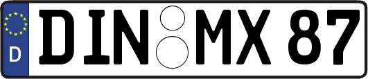 DIN-MX87