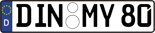 DIN-MY80