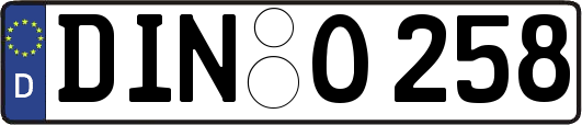 DIN-O258